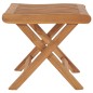vidaXL Reposapiés plegable madera maciza de teca 46,5x49x41,5 cm vidaXL Reposapiés plegable madera maciza de teca 46,5x49x41,5 cm