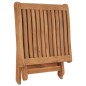 vidaXL Reposapiés plegable madera maciza de teca 46,5x49x41,5 cm vidaXL Reposapiés plegable madera maciza de teca 46,5x49x41,5 cm