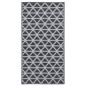 vidaXL Alfombra de exterior PP negro 160x230 cm vidaXL Alfombra de exterior PP negro 160x230 cm