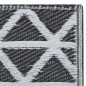 vidaXL Alfombra de exterior PP negro 160x230 cm vidaXL Alfombra de exterior PP negro 160x230 cm