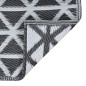 vidaXL Alfombra de exterior PP negro 160x230 cm vidaXL Alfombra de exterior PP negro 160x230 cm