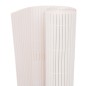 vidaXL Valla de jardín de doble cara 90x300 cm blanca vidaXL Valla de jardín de doble cara 90x300 cm blanca