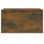 vidaXL Baúl almacenaje madera contrachapada roble ahumado 84x42x46 cm vidaXL Baúl almacenaje madera contrachapada roble ahumado 84x42x46 cm