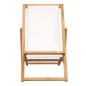 vidaXL Tumbona de teca 56x105x96 cm color crema vidaXL Tumbona de teca 56x105x96 cm color crema