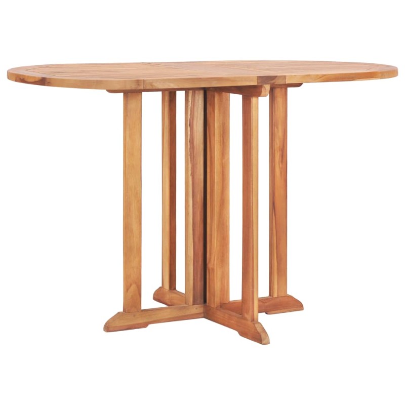 vidaXL Mesa de jardín plegable Butterfly madera de teca 120x70x75 cm vidaXL Mesa de jardín plegable Butterfly madera de teca 120x70x75 cm