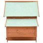 vidaXL Gallinero de madera maciza de abeto rojo 152x96x110 cm vidaXL Gallinero de madera maciza de abeto rojo 152x96x110 cm