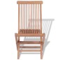 vidaXL Sillas de jardín plegables 4 unidades madera maciza de teca vidaXL Sillas de jardín plegables 4 unidades madera maciza de teca