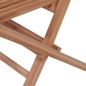 vidaXL Sillas de jardín plegables 4 unidades madera maciza de teca vidaXL Sillas de jardín plegables 4 unidades madera maciza de teca