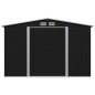 vidaXL Caseta de jardín de acero gris antracita 257x205x178 cm vidaXL Caseta de jardín de acero gris antracita 257x205x178 cm
