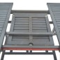 vidaXL Set de comedor de jardín 7 piezas madera maciza de acacia gris