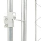 vidaXL Perrera de exterior con techo 200x200x135 cm