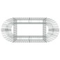vidaXL Arriate de gaviones de hierro galvanizado 120x50x100 cm