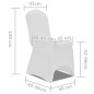 vidaXL Funda de silla elástica 50 unidades vidaXL Funda de silla elástica 50 unidades