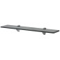 vidaXL Estante flotante de cristal 60x10 cm 8 mm vidaXL Estante flotante de cristal 60x10 cm 8 mm