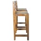 vidaXL Taburetes de cocina 2 unidades madera maciza reciclada vidaXL Taburetes de cocina 2 unidades madera maciza reciclada