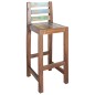 vidaXL Taburetes de cocina 2 unidades madera maciza reciclada vidaXL Taburetes de cocina 2 unidades madera maciza reciclada