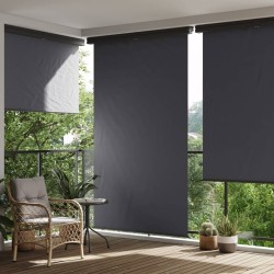 vidaXL Toldo lateral de balcón negro 175x250 cm