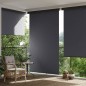 vidaXL Toldo lateral de balcón negro 175x250 cm vidaXL Toldo lateral de balcón negro 175x250 cm