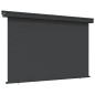 vidaXL Toldo lateral de balcón negro 175x250 cm vidaXL Toldo lateral de balcón negro 175x250 cm