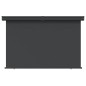 vidaXL Toldo lateral de balcón negro 175x250 cm vidaXL Toldo lateral de balcón negro 175x250 cm