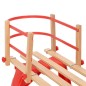 vidaXL Respaldo para trineo madera contrachapada rojo vidaXL Respaldo para trineo madera contrachapada rojo