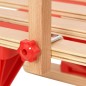 vidaXL Respaldo para trineo madera contrachapada rojo vidaXL Respaldo para trineo madera contrachapada rojo
