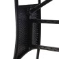 vidaXL Mesa de jardín 170x80x74 cm ratán sintético negro