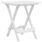 vidaXL Mesa de jardín plegable blanco 45,5x38,5x50 cm vidaXL Mesa de jardín plegable blanco 45,5x38,5x50 cm