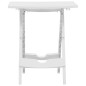 vidaXL Mesa de jardín plegable blanco 45,5x38,5x50 cm vidaXL Mesa de jardín plegable blanco 45,5x38,5x50 cm