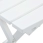 vidaXL Mesa de jardín plegable blanco 45,5x38,5x50 cm vidaXL Mesa de jardín plegable blanco 45,5x38,5x50 cm