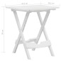vidaXL Mesa de jardín plegable blanco 45,5x38,5x50 cm vidaXL Mesa de jardín plegable blanco 45,5x38,5x50 cm
