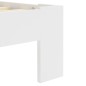 vidaXL Estructura de cama de madera maciza de pino blanco 140x200 cm