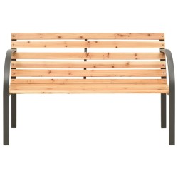 vidaXL Banco de jardín para niños de madera de abeto chino 81 cm 