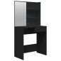 vidaXL Tocador con espejo negro 74,5x40x141 cm vidaXL Tocador con espejo negro 74,5x40x141 cm