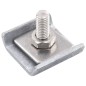 vidaXL Conector de enrejado 25 sets plateado vidaXL Conector de enrejado 25 sets plateado