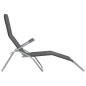 vidaXL Tumbonas plegables 2 unidades textilene gris antracita vidaXL Tumbonas plegables 2 unidades textilene gris antracita
