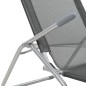 vidaXL Tumbonas plegables 2 unidades textilene gris antracita vidaXL Tumbonas plegables 2 unidades textilene gris antracita