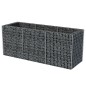 vidaXL Arriate de gaviones de acero 270x90x100 cm vidaXL Arriate de gaviones de acero 270x90x100 cm