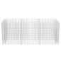 vidaXL Arriate de gaviones de acero 270x90x100 cm vidaXL Arriate de gaviones de acero 270x90x100 cm