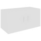 vidaXL Armario de pared madera contrachapada blanco 80x39x40 cm vidaXL Armario de pared madera contrachapada blanco 80x39x40 cm