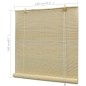 vidaXL Persianas enrollables de bambú natural 120x160 cm