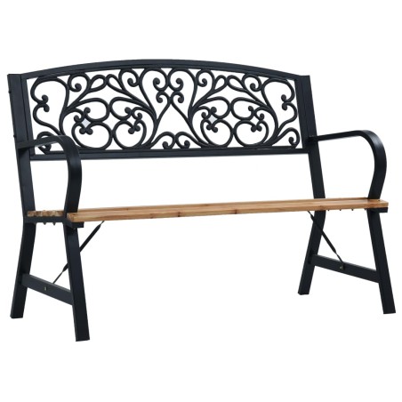 vidaXL Banco de jardín madera 120 cm