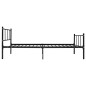 vidaXL Estructura de cama de metal negro 90x200 cm vidaXL Estructura de cama de metal negro 90x200 cm