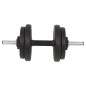 vidaXL Juego de pesas 30 kg barra y mancuernas vidaXL Juego de pesas 30 kg barra y mancuernas