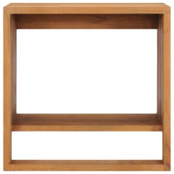 vidaXL Toallero de pared de teca maciza 35x20x35 cm
