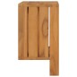 vidaXL Toallero de pared de teca maciza 35x20x35 cm vidaXL Toallero de pared de teca maciza 35x20x35 cm