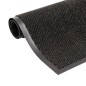 vidaXL Alfombra de entrada rectangular de nudo 90x150 cm negra vidaXL Alfombra de entrada rectangular de nudo 90x150 cm negra