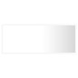 vidaXL Espejo de baño LED acrílico blanco 100x8,5x37 cm vidaXL Espejo de baño LED acrílico blanco 100x8,5x37 cm