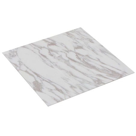 vidaXL Lamas para suelo de PVC autoadhesivas mármol blanco 5,11 m²