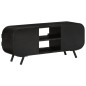 vidaXL Mueble para TV de madera maciza de mango rugosa 110x30x45 cm vidaXL Mueble para TV de madera maciza de mango rugosa 110x30x45 cm